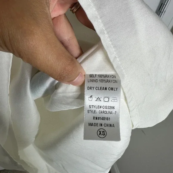 Buddy Love embroidered floral Mexican wedding dress boho size XS resort vacation - Picture 6 of 9